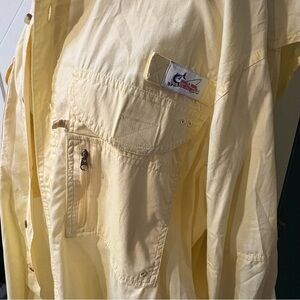 World Wide Sportsman Pale Yellow‎ Fishing Shirt (XL) / Hiking/ Gorpcore/